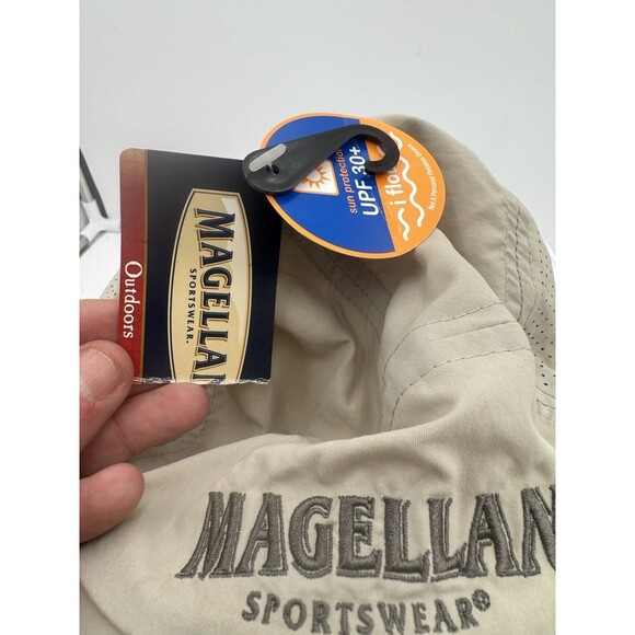 Magellan Sportswear Embroidered Logo Outdoors Fishing Adjustable Hat Running Cap - Picture 3 of 8